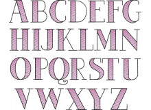 ADVENTSKALENDER 2. Dezember - Stickserie - Alpha Lettering inkl. BX